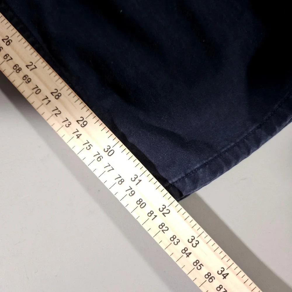 Polo Ralph Lauren Chinos‎ Mens 34x32 Navy Blue Straight Leg Cotton Stretch Pants